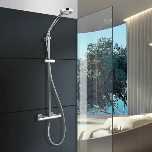 Душевая система с термостатом PAINI, хром (CR)