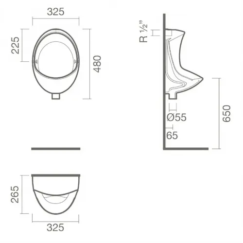 Писсуар Sanitana PIK