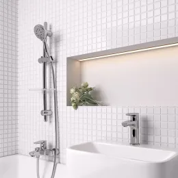 Смеситель для ванны PAINI Parallel без аксессура, хром (CR)