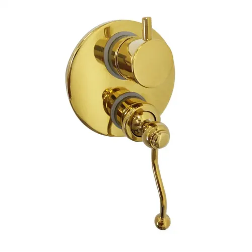 Смеситель для ванны PAINI Duomo встраиваемый, золото (OT)