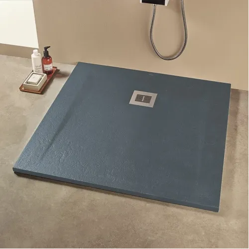 Поддон для душа Sanitana ROCKS 900х900, антрацит