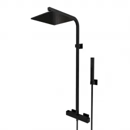 Душевая система PAINI Dax-R с термостатом, черный брашированный PVD (PZ)