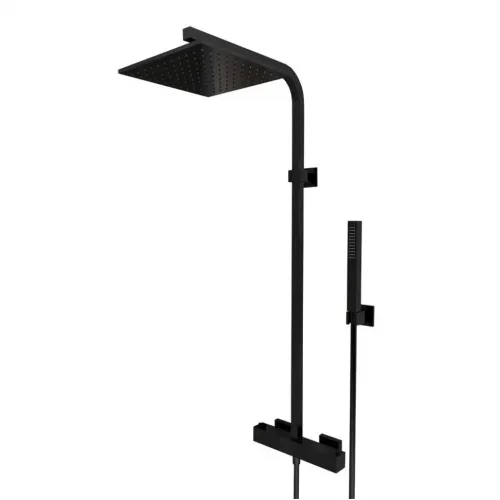 Душевая система PAINI Dax-R с термостатом, черный брашированный PVD (PZ)