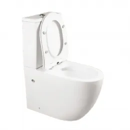 Унитаз-компакт URBATEC COX BTW, безободковый, с сиденьем микролифт, выпуск универсальный