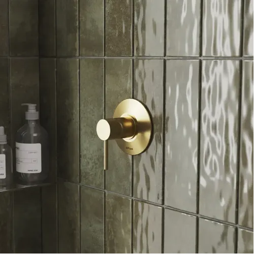 Смеситель для душа PAINI Cox встраиваемый, брашированное золото PVD (PJ)