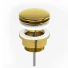 Донный клапан PAINI клик-клак, универсальный, брашированное золото PVD (PJ)
