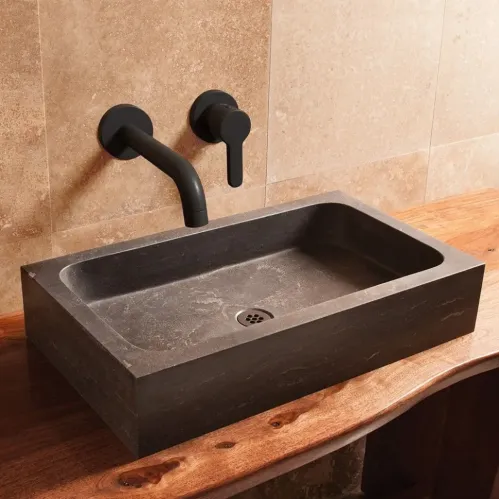 Смеситель для раковины PAINI Arena, встраиваемый, черный (YO)