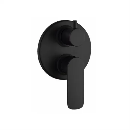 Смеситель для душа PAINI Nove встраиваемый c дивертором, черный (YO)