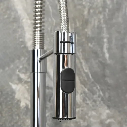 Смеситель для кухни PAINI Cox гибкий излив, хром (CR)