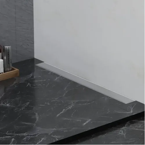 Душевой лоток с рамкой PAINI Klasik 850 мм D40, монтаж к стене, глянец