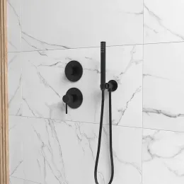 Встраиваемый дивертор PAINI Cox на 3 выхода, черный (YO)