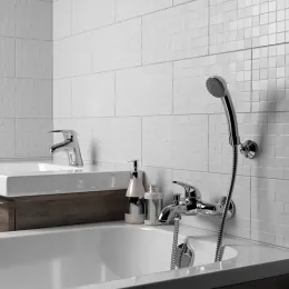 Смеситель для ванны PAINI Smile с аксессуаром, хром (CR)