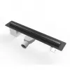 Душевой лоток PAINI Slim Line 600 мм D50, черный матовый