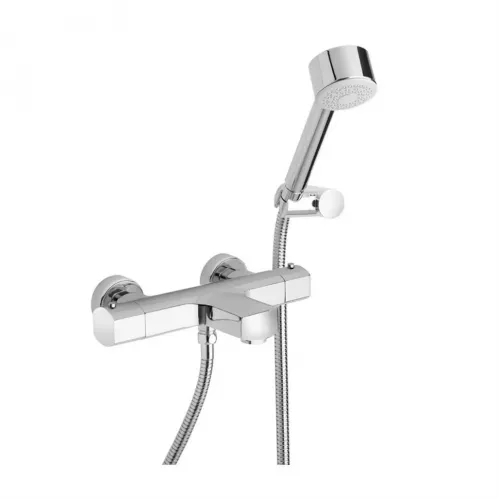 Смеситель для ванны PAINI Ovo с термостатом и аксессуаром, хром (CR)