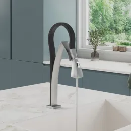 Смеситель для кухни PAINI Hybrid электрический, сталь PVD