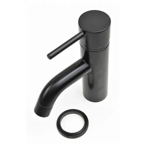 Смеситель для раковины PAINI Cox без донного клапана, черный брашированный PVD (PZ)