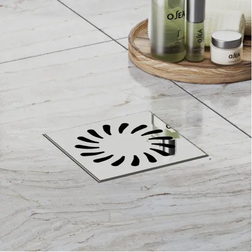 Душевой трап с решеткой PAINI 125х125 мм