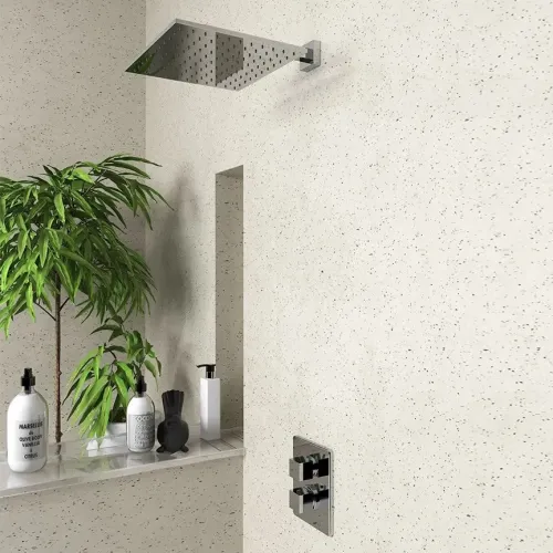 Смеситель для душа PAINI Dax встраиваемый с термостатом, хром (CR)