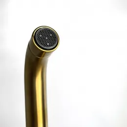 Смеситель для раковины PAINI Brera встраиваемый, брашированное золото PVD (PJ)