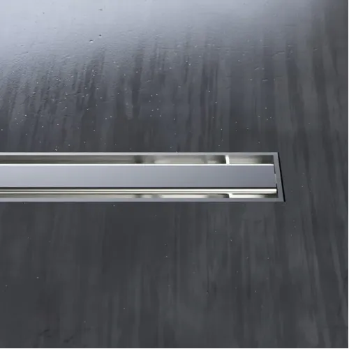 Душевой лоток PAINI Slim Line 600 мм D50, сатин хром