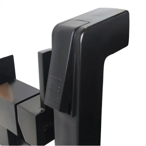 Гигиенический душ PAINI Bella встраиваемый, лейка ABS, черный брашированный PVD (PZ)