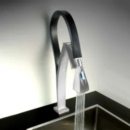 Смеситель для кухни PAINI Hybrid электрический, сталь PVD