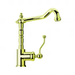 Смеситель для раковины PAINI Duomo с донным клапаном, золото PVD (OP)