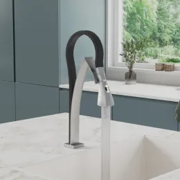 Смеситель для кухни PAINI Hybrid электрический, сталь PVD