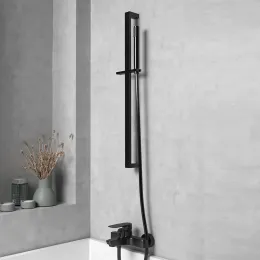 Душевая стойка квадратная PAINI, черный брашированный PVD (PZ)