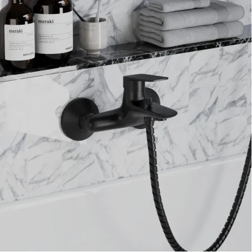 Смеситель для ванны PAINI Laguna, черный (YO)