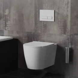 Унитаз подвесной URBATEC NOVE Tornado, безободковый, с сиденьем микролифт