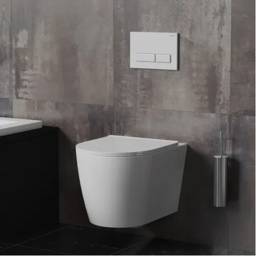 Унитаз подвесной URBATEC NOVE Tornado, безободковый, с сиденьем микролифт