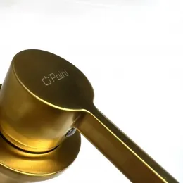 Смеситель для раковины PAINI Brera встраиваемый, брашированное золото PVD (PJ)