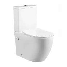 Унитаз-компакт URBATEC COX BTW, безободковый, с сиденьем микролифт, выпуск универсальный