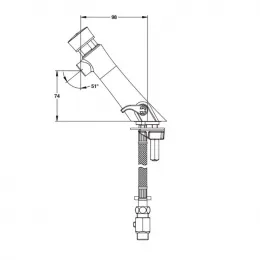 Смеситель порционный Presto Neo 68401 для раковины