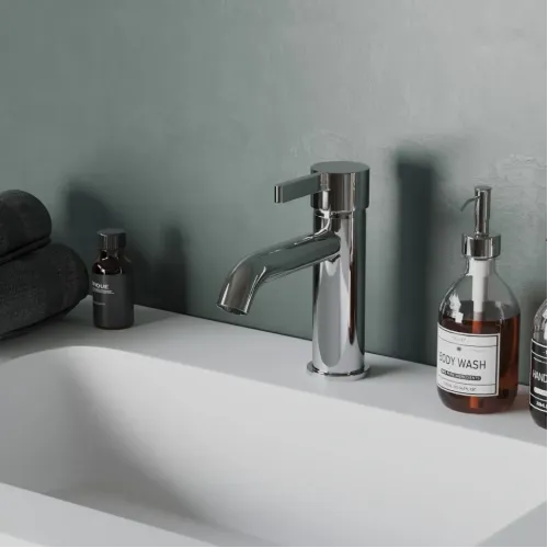 Смеситель для раковины PAINI Brera без донного клапана, хром (CR)