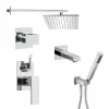 Комплект на 3 потребителя Grazia PAINI, для ванны/душа, хром