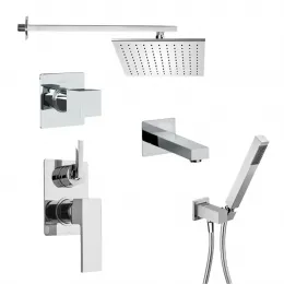Комплект на 3 потребителя Grazia PAINI, для ванны/душа, хром
