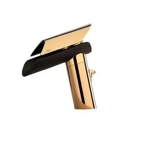 Смеситель для биде PAINI Morgana, золото, излив темное дерево, золото PVD (OP)