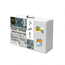 Комплект смесителей PAINI Atomix 3в1, для раковины и ванны с лейкой