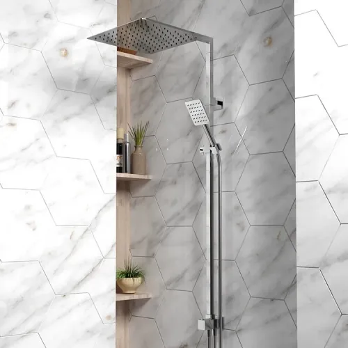 Душевая система PAINI Rsq4, хром (CR)