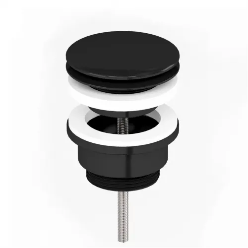 Донный клапан PAINI клик-клак, универсальный, черный брашированный PVD (PZ)