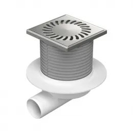 Душевой трап с решеткой PAINI 125х125 мм, Нептун