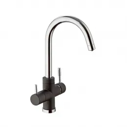 Смеситель для кухни на 3 воды, PAINI Cox, METALLIC BLACK