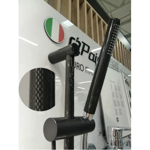 Душевой гарнитур PAINI Ancona 700, черный | карбон