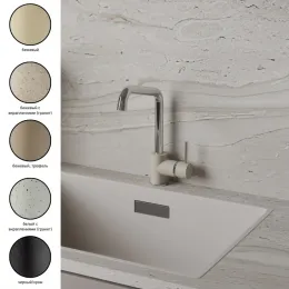 Смеситель для кухни, PAINI Cox, METALLIC BLACK