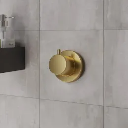 Встраиваемый дивертор PAINI Cox на 2 выхода, брашированное золото PVD (PJ)