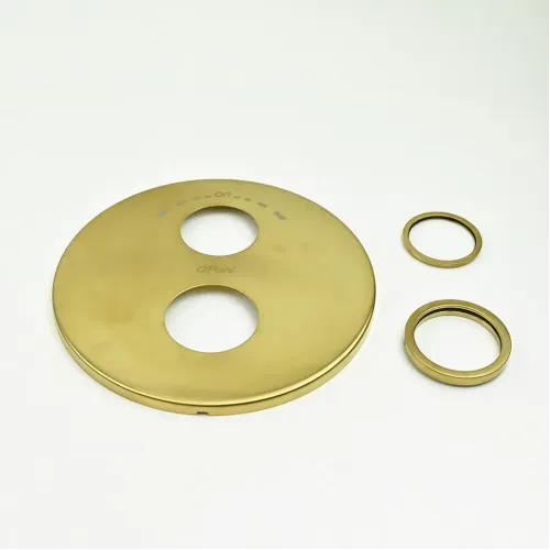 Смеситель для ванны PAINI Cox встраиваемый, с термостатом, брашированное золото PVD (PJ)