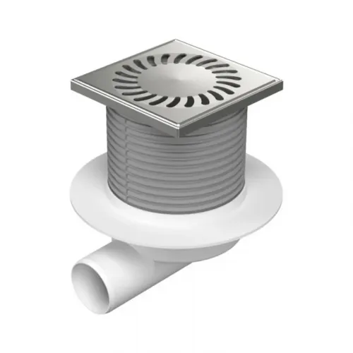 Душевой трап с рамкой и решеткой PAINI 125х125 мм, Нептун