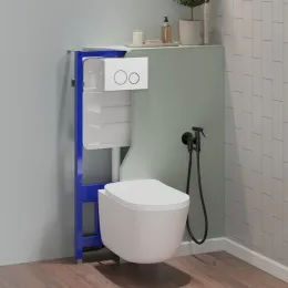 Клавиша двойного смыва URBATEC круглые кнопки, белый